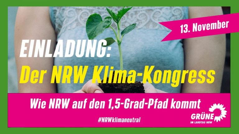EINLADUNG – NRW Klima-Kongress